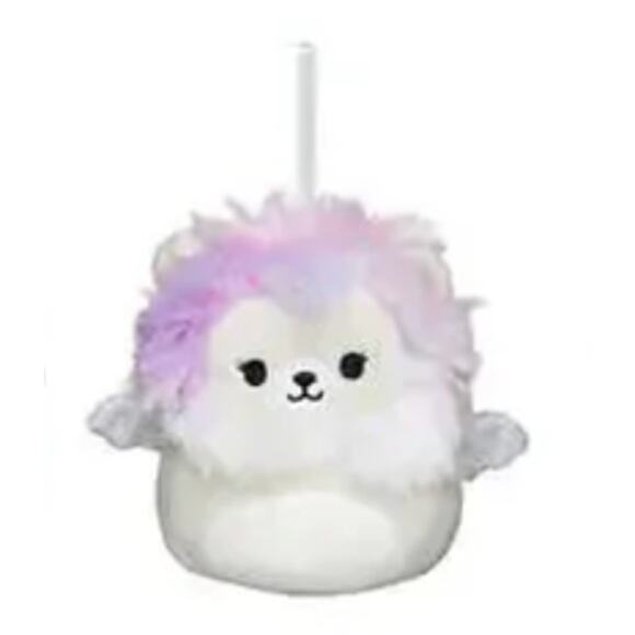 Squishmallow Leonori the Lion 4-inch Plush Christmas Ornament, Multicolor - Picture 1 of 7